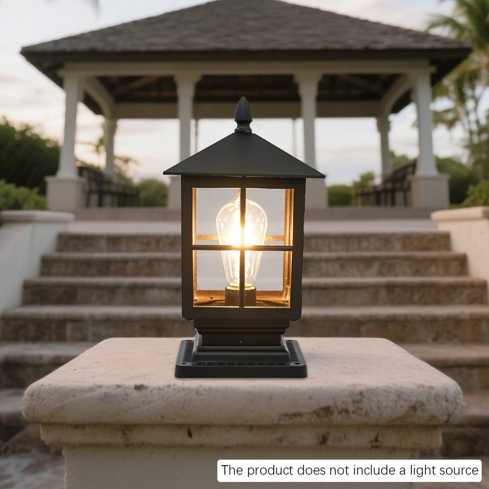 Outdoor Post Lantern Landscape Post Lamp Post Light, Aluminum Alloy Post Light