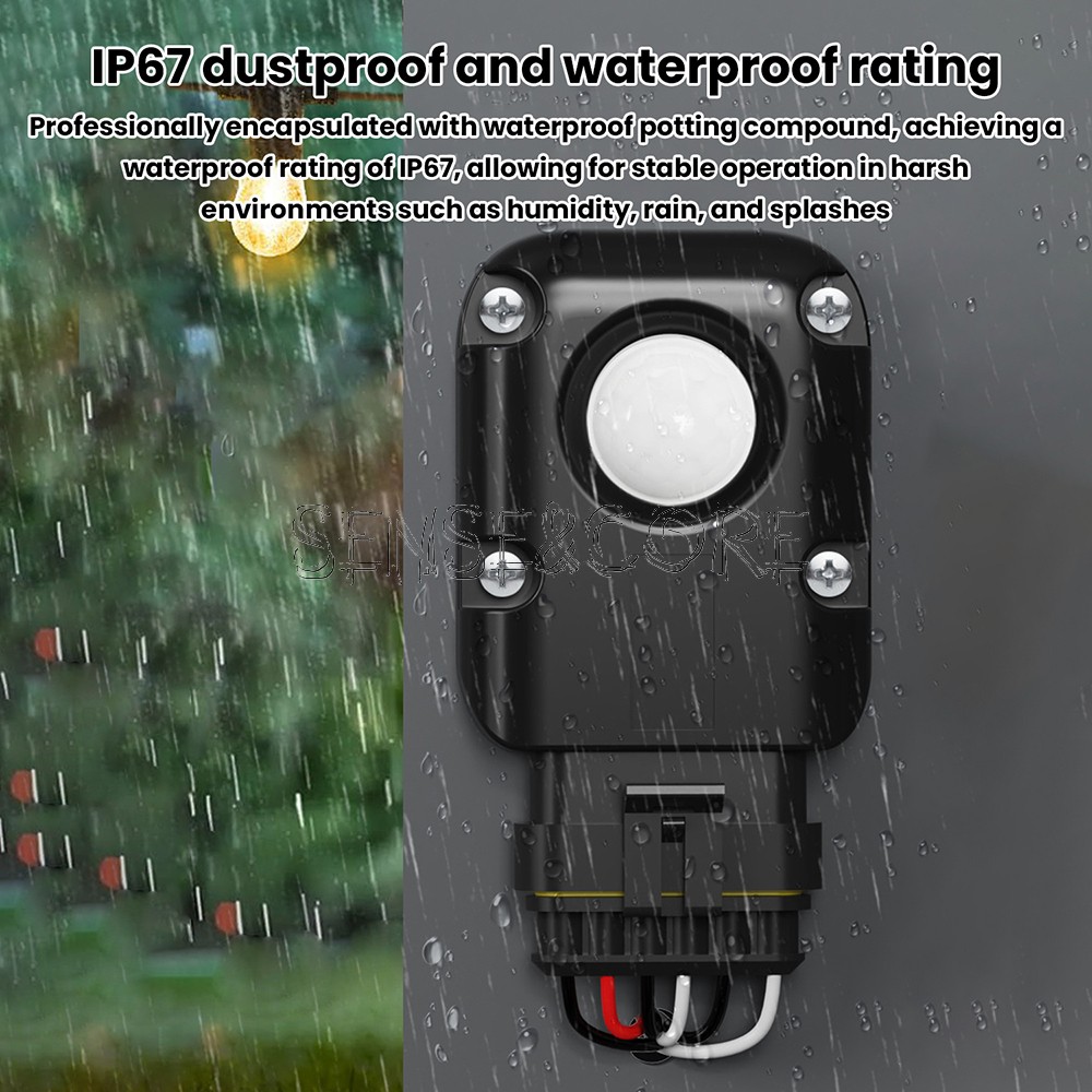 Motion Sensor Infrared PIR Movement Detector Waterproof Outdoor LED Light Switch