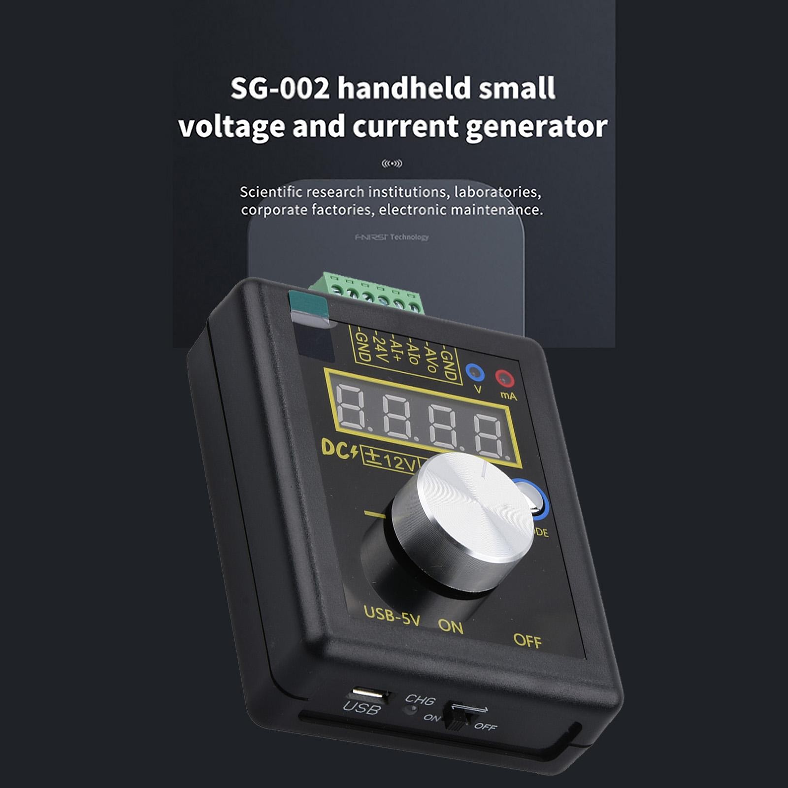 DC 0~10V 0~24mA Current Voltage Analog Simulator Signal Generator w/ Battery xx