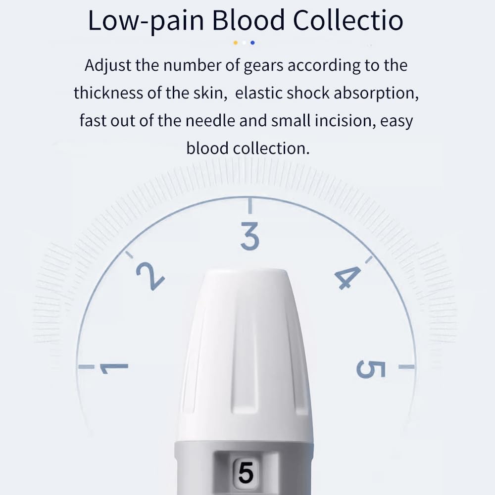 Glucose Monitor Kit, Blood Sugar Monitor,50 Test Strips &50 Lancets for Diabetes