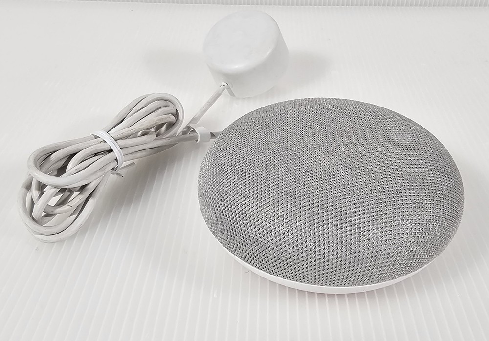 Google Home Mini Smart Assistant Model H0A with Power Supply
