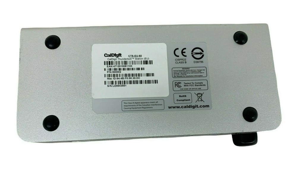 CALDIGIT THUNDERBOLT STATION FOR MAC CTS-EU-60 / TESTED
