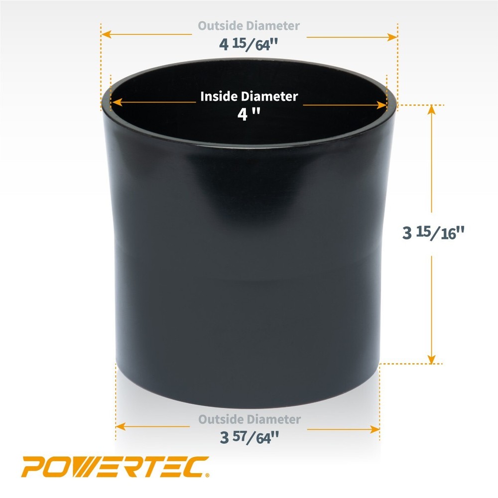 POWERTEC 4-Inch Quick Connect & Disconnect Adapter (70112)