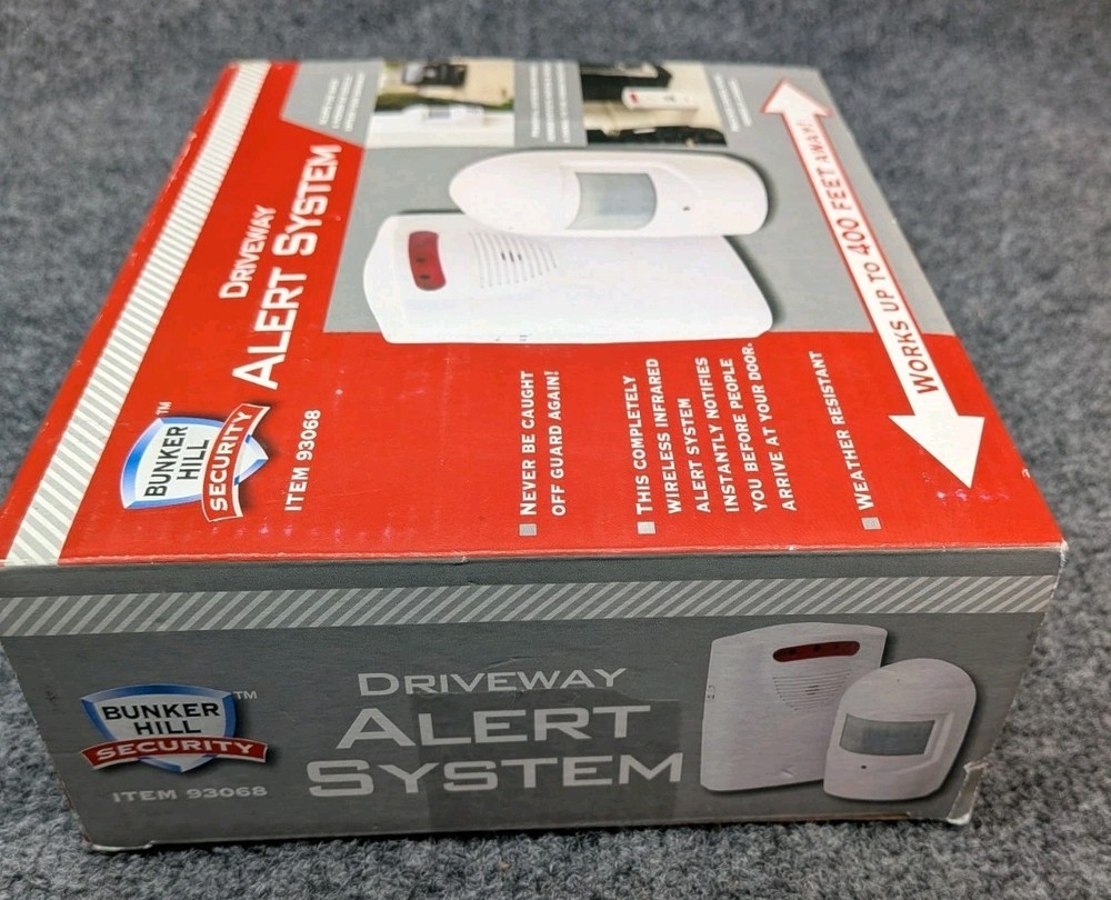 Bunker Hill Security Driveway Alert System 93068 Wireless Sensor Open Box