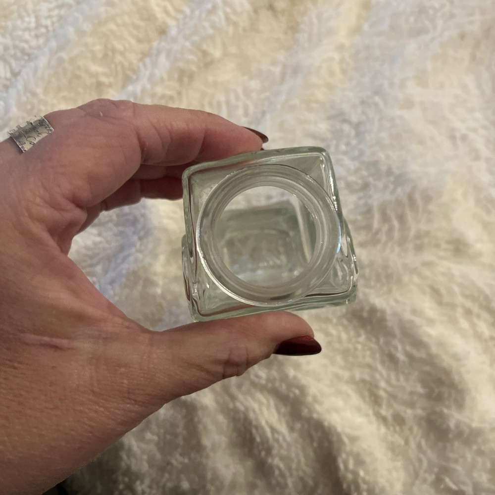 Clear Glass Vintage Car Candy Container