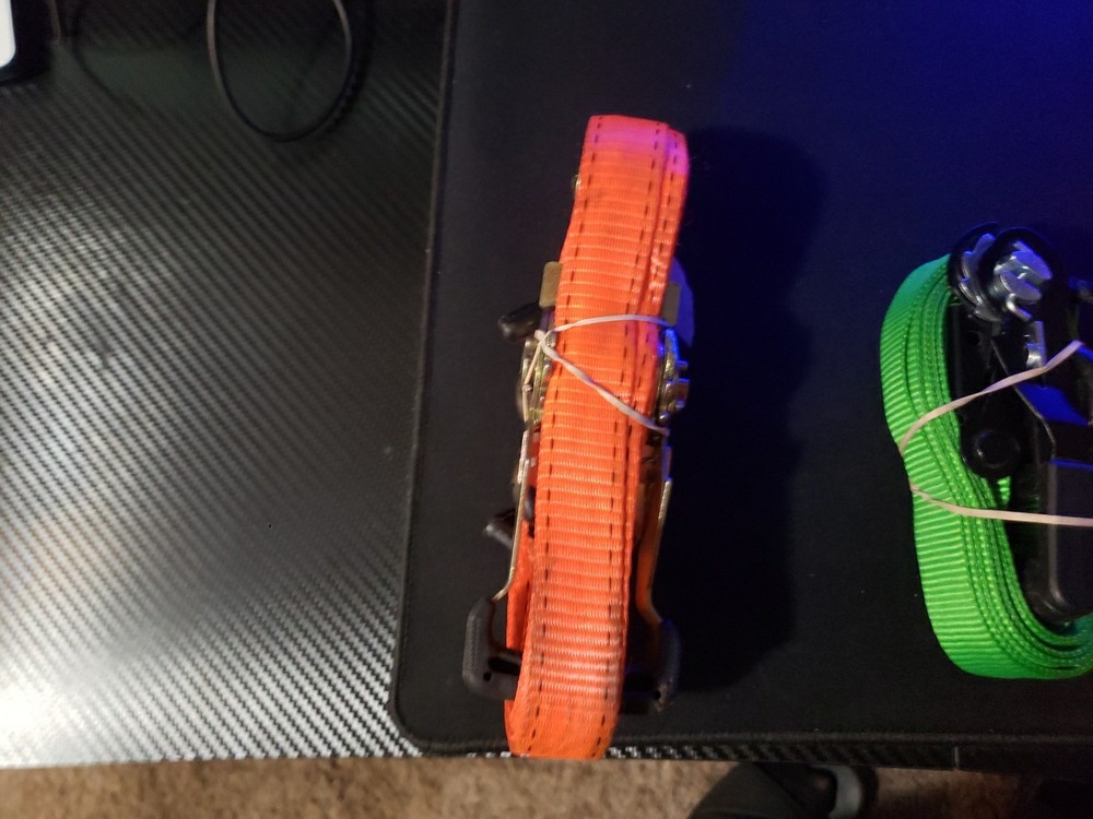 4 Pack 1 Inch Ratchet Straps. With Hooks