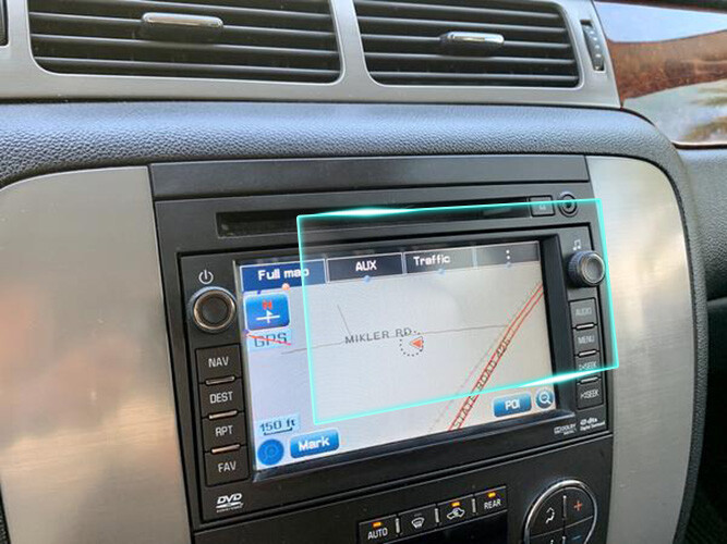 Crystal Clear Screen Protector for 2013 Chevrolet 3500 Vehicle Navigation