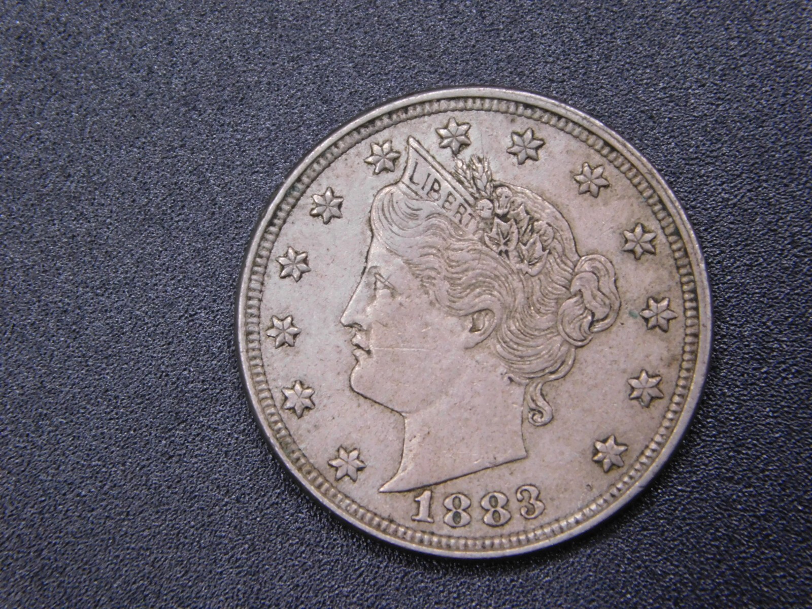 US COIN 1883 LIBERTY NICKEL NO CENTS