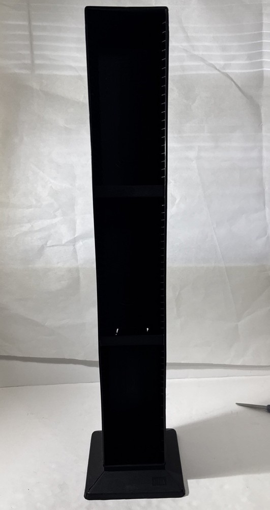 Alpha CD ( 48 Single + 6 Double) Storage Tower Rack Black