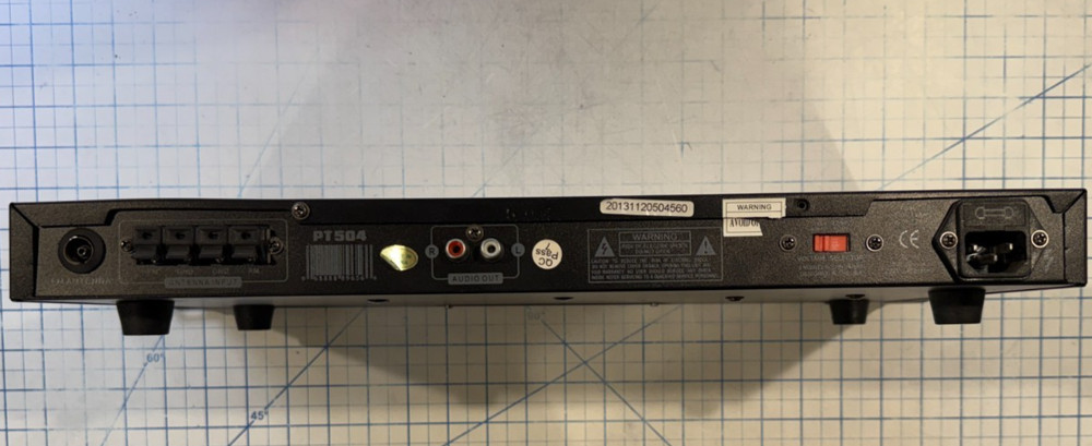 Pyle PT504 Rack Mountable AM/FM Digital Tuner with Auto Start Feature