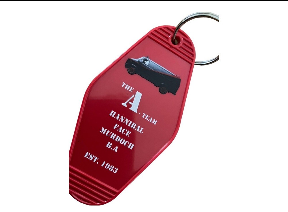 A TEAM TV show inspired keytag