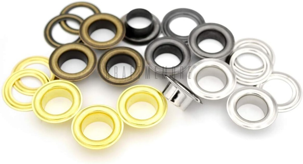 Durable Brass Grommets with Washers – Perfect for Clothes and Canvas Projects