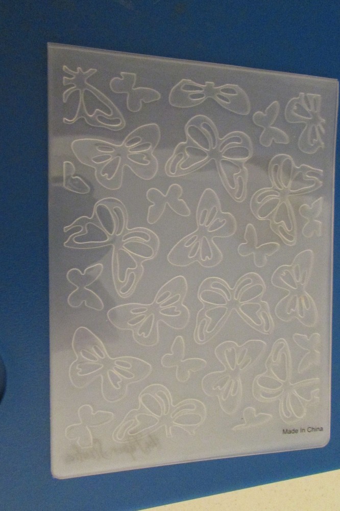 Butterfly Design 4x6 Embossing Folder By The Paper Studio