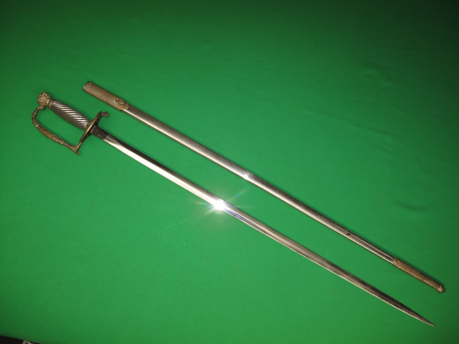 Interesting US Civil War Sword Used Collectible Sword, Free Shipping