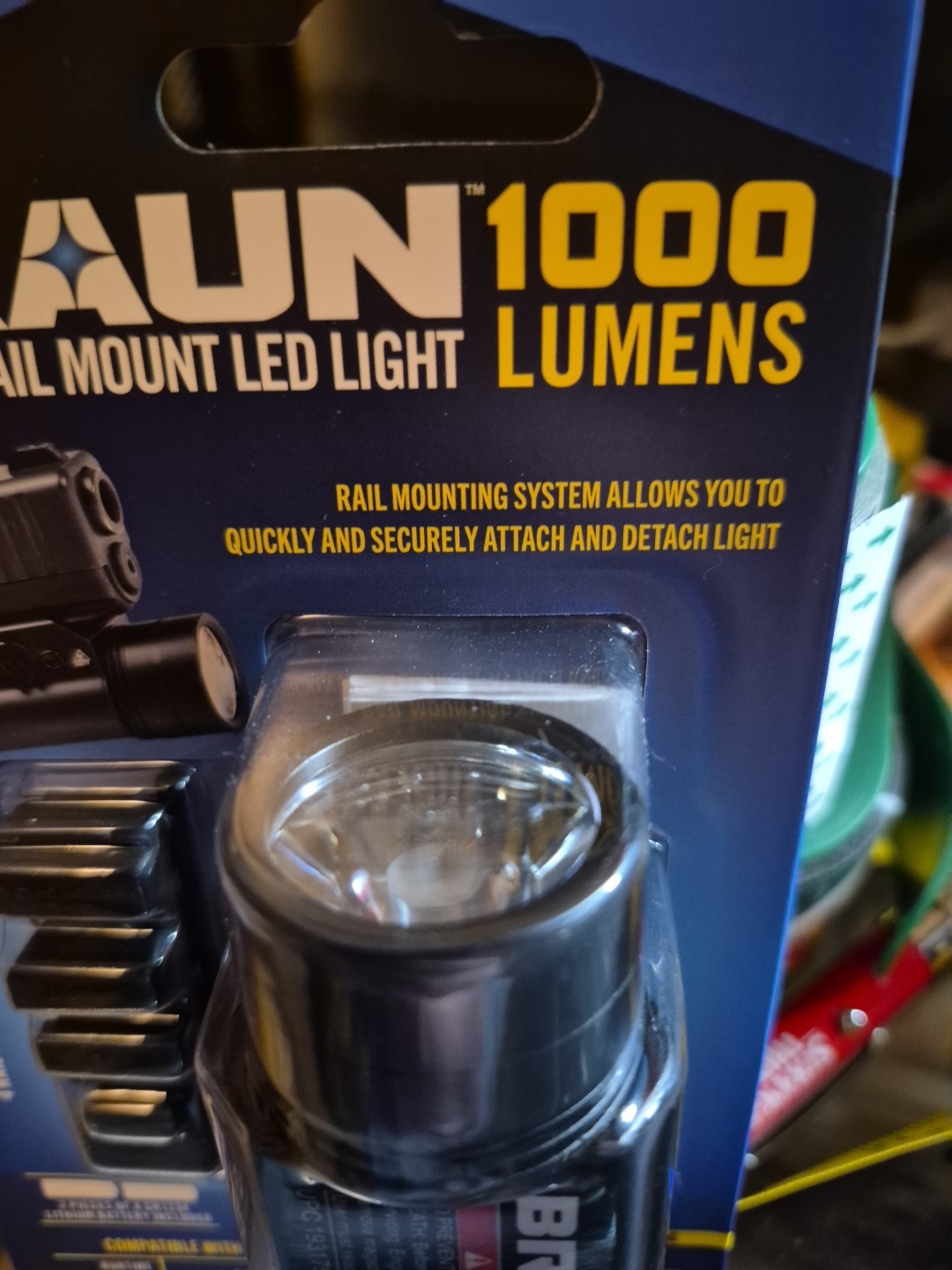 BRAUN 1000 LUMENS RAIL MOUNT LED LIGHT [70460] SEE PICTURES FOR SPECS
