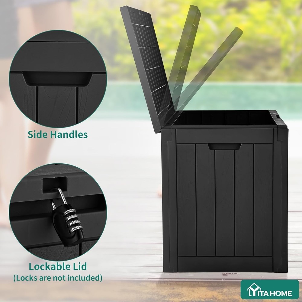Versatile 30-Gallon Deck Box - Easy Assembly & Stylish Storage for Garden Tools