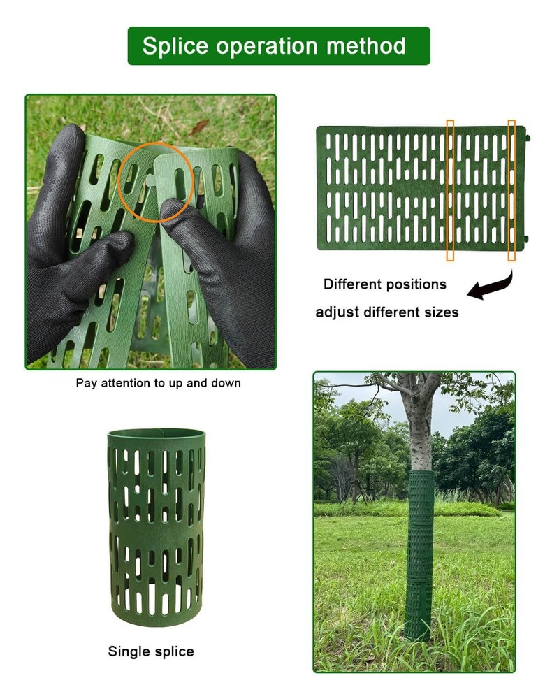 Tree Trunk Protectors Tree Bark Protectors - 8Pcs Small Tree Trunk Protector ...
