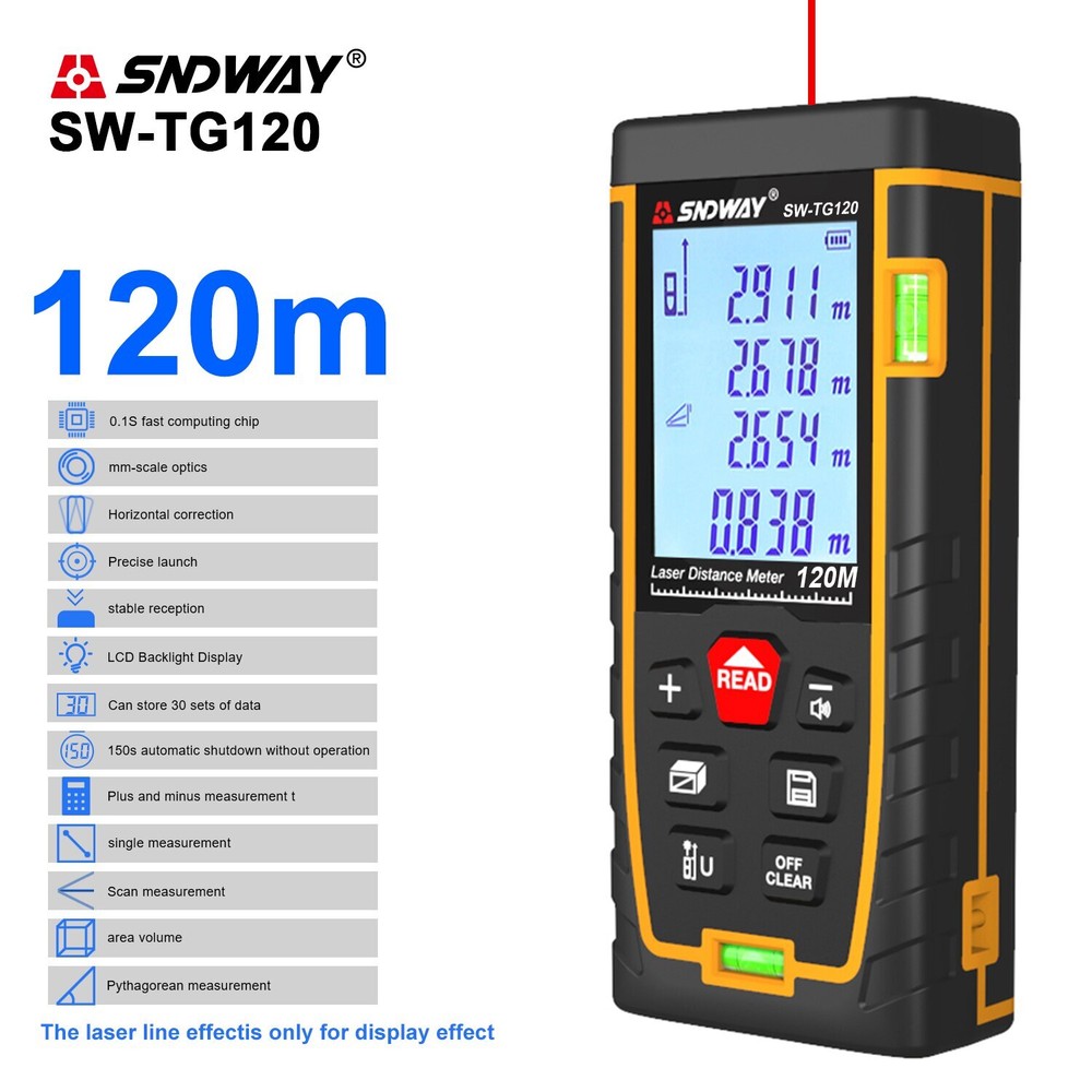 Laser Rangefinder Accurate Digital Laser Rangefinder Handheld Distance Meter