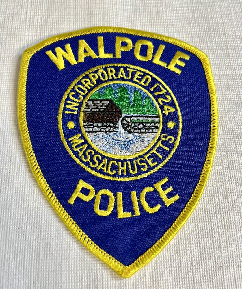 Walpole Massachusetts vest patch obsolete