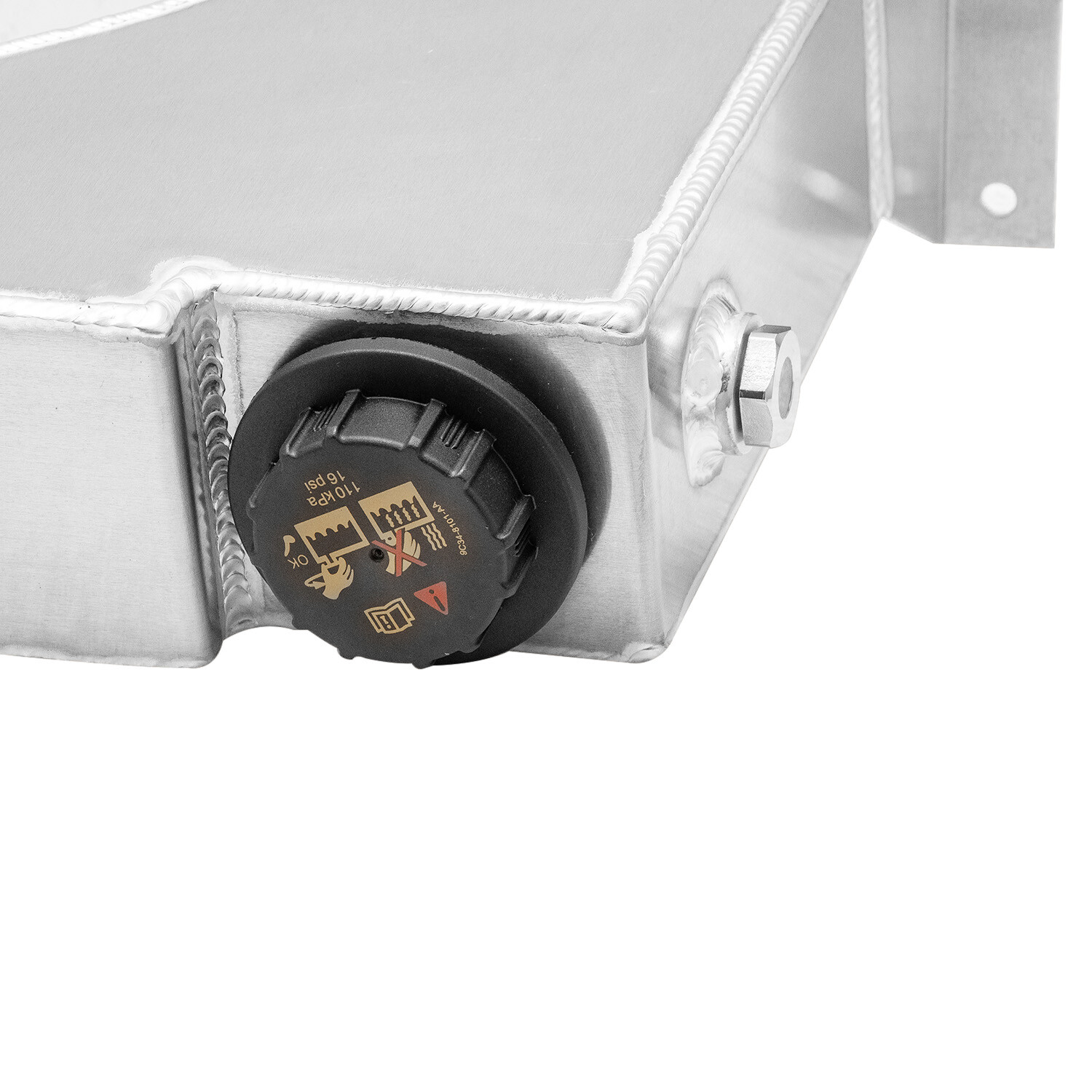 Aluminum Coolant Reservoir Tank For 1999-2005 Ford F250 F350 F450 7.3L 5.4L 6.8L