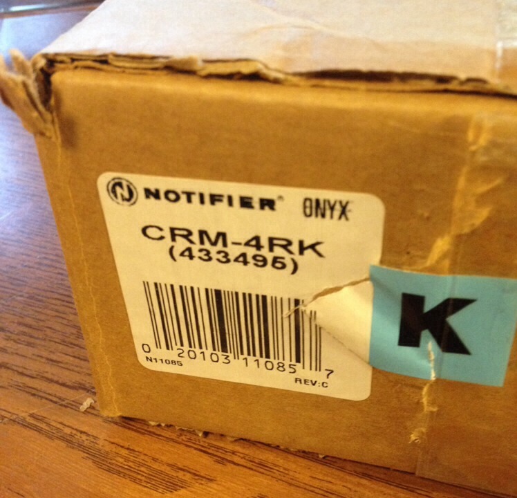 NOTIFIER CRM-4RK FIRE ALARM CONTROL RELAY MODULE
