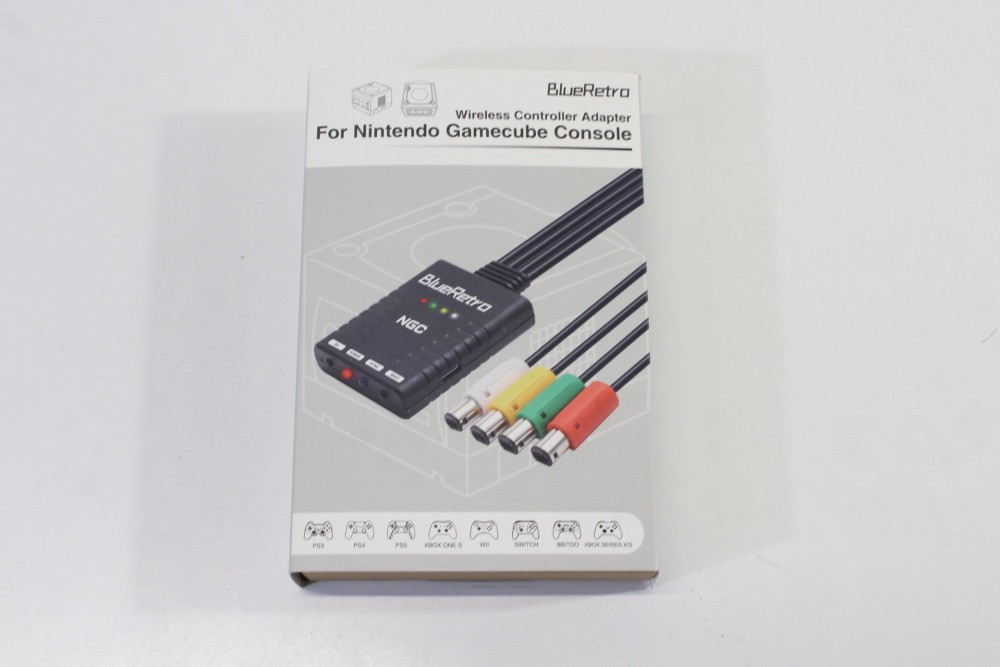 BlueRetro 4 Player Wireless Controller Adapter for GameCube New PS5/Xbox/Switch