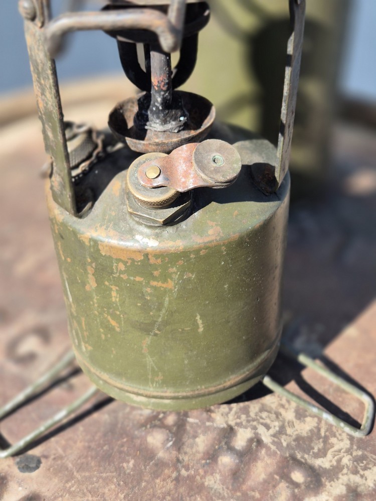 WW2 British Army Paraffin Stove Cooker by Hurlock Original with case