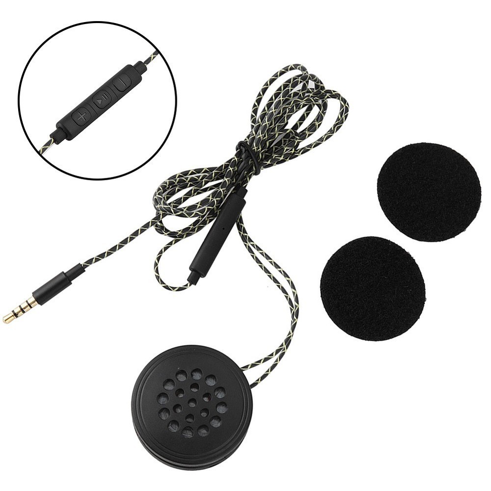 Calling Helmet Headset 1pc Diameter 3.5mm For MP3 Computer Equipment