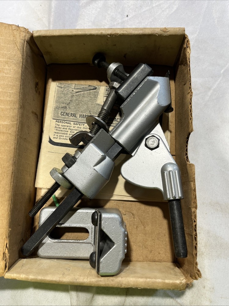 General #825 Drill Bit Sharpener Grinding Attachment Bench Sharpening Tool