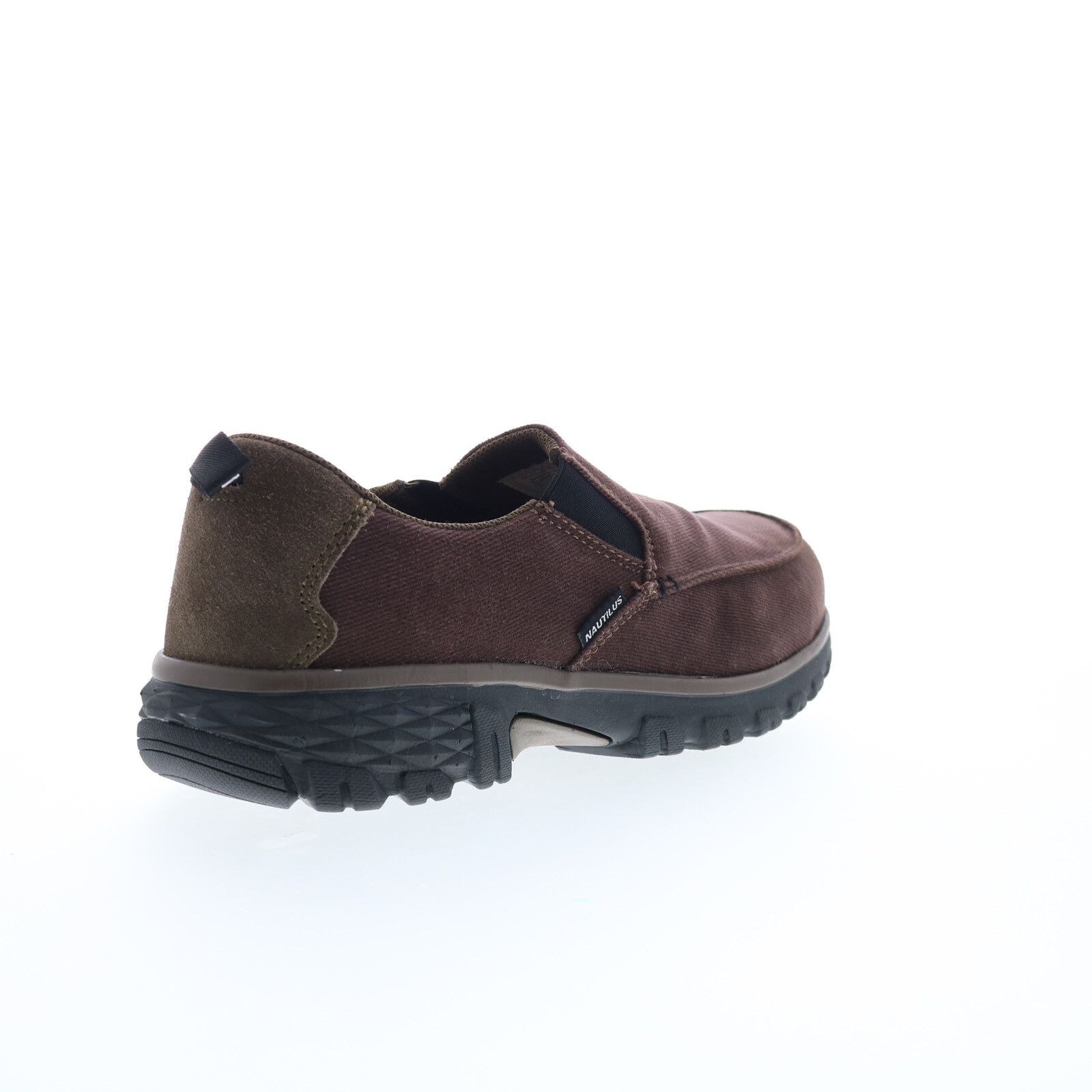 Nautilus Breeze Slip-On Alloy Toe Electrical Hazard Mens Brown Athletic Shoes