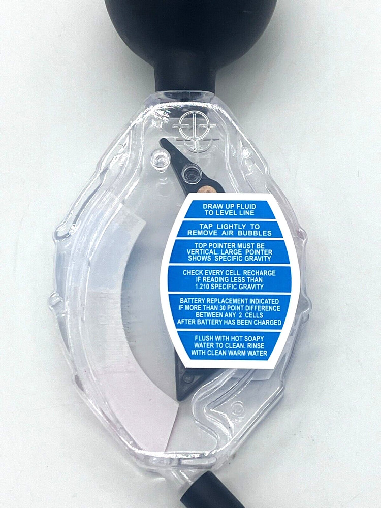 Battery Hydrometer Rapid Test Measures Specific Gravity Detects Bad Cells