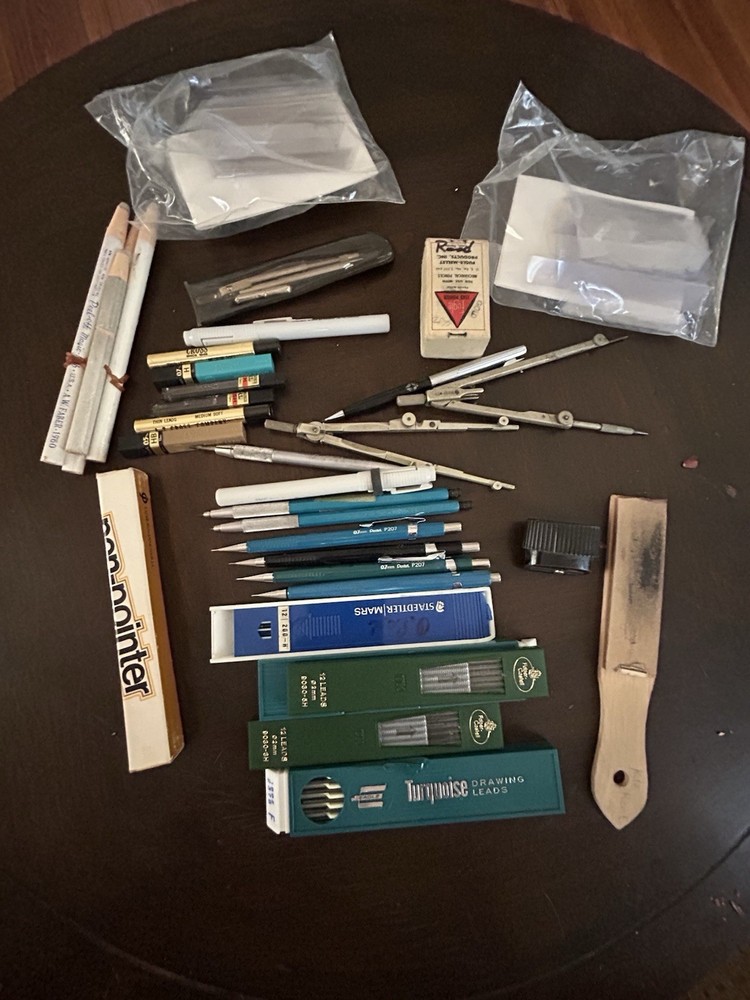 VINTAGE (DRAFTING/ ARCHITECT) TOOLS/ Various COMPONENTS/ SEE PHOTOS