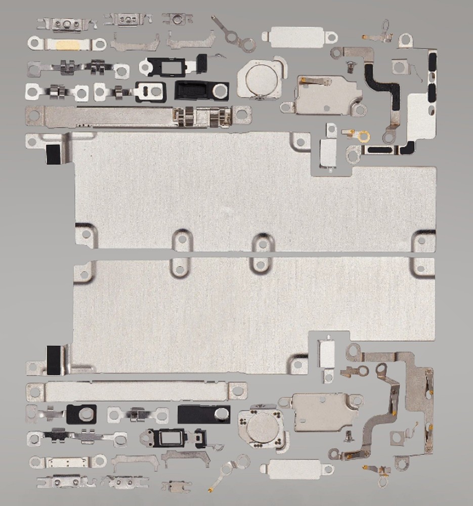 Complete Metal Bracket Full Set Replacement Part For Apple iPhone 15 Pro