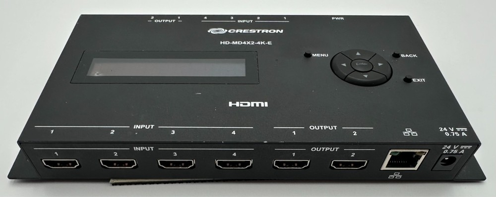 Crestron HD-MD4X2-4K-E Rack Mounted Switcher (Unit Only)
