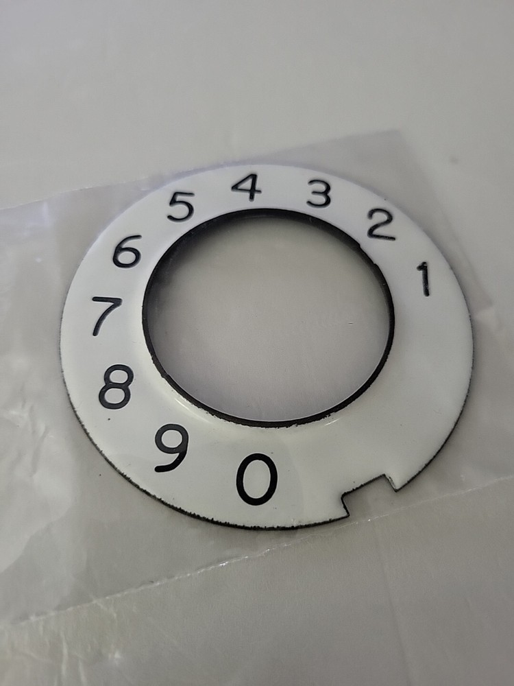 Telephone Rotary Dial Numbers