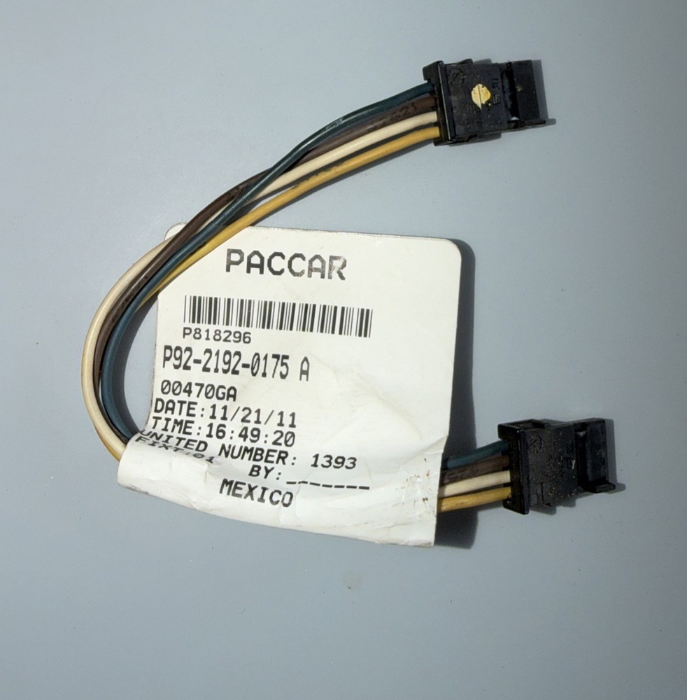 Paccar Gauge Jumper Wire P92-2192-0175