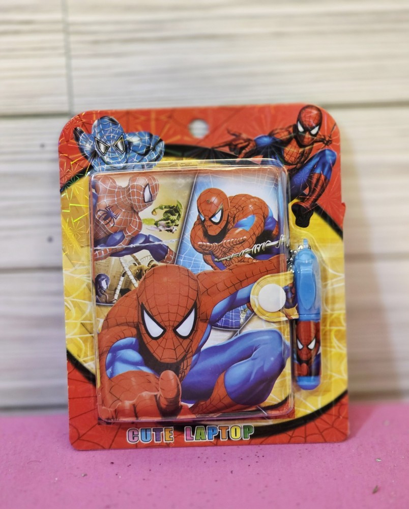 Marvel Spiderman Stationary Set Includes Small Notebook and Pen