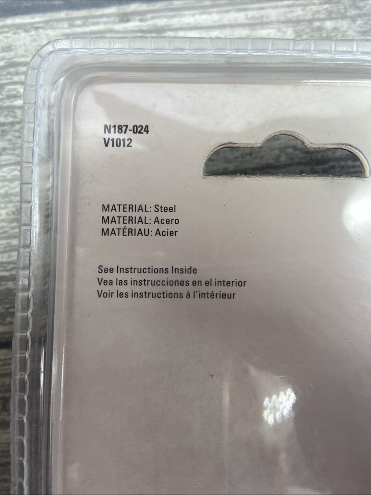 8" Sliding Door Flush Pull Satin Nickel New National Hardware {86}