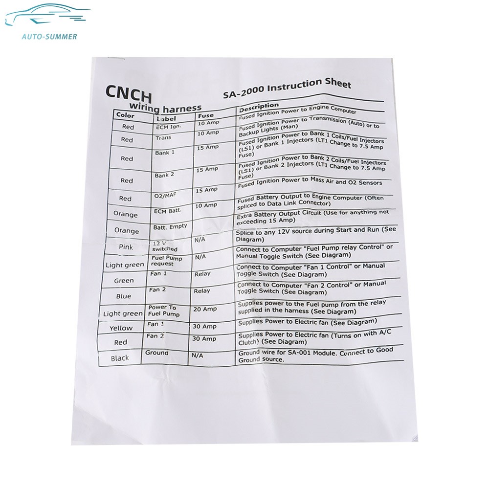 LS Swap Fuse Block Relays Stand Alone Harness box kit LSx 4.8 5.3 6.0 6.2 5.7