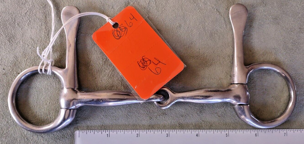 5" Half Cheek Stainless Steel Bit (box 64)