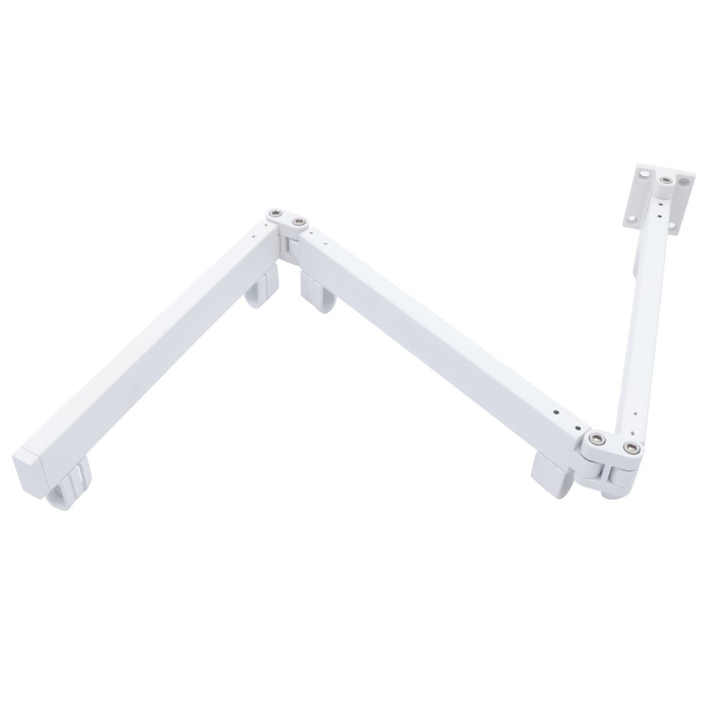 Laundry Clothes Storage Drying Rack Retractable Tri-Folding Hanger Wall-mounted