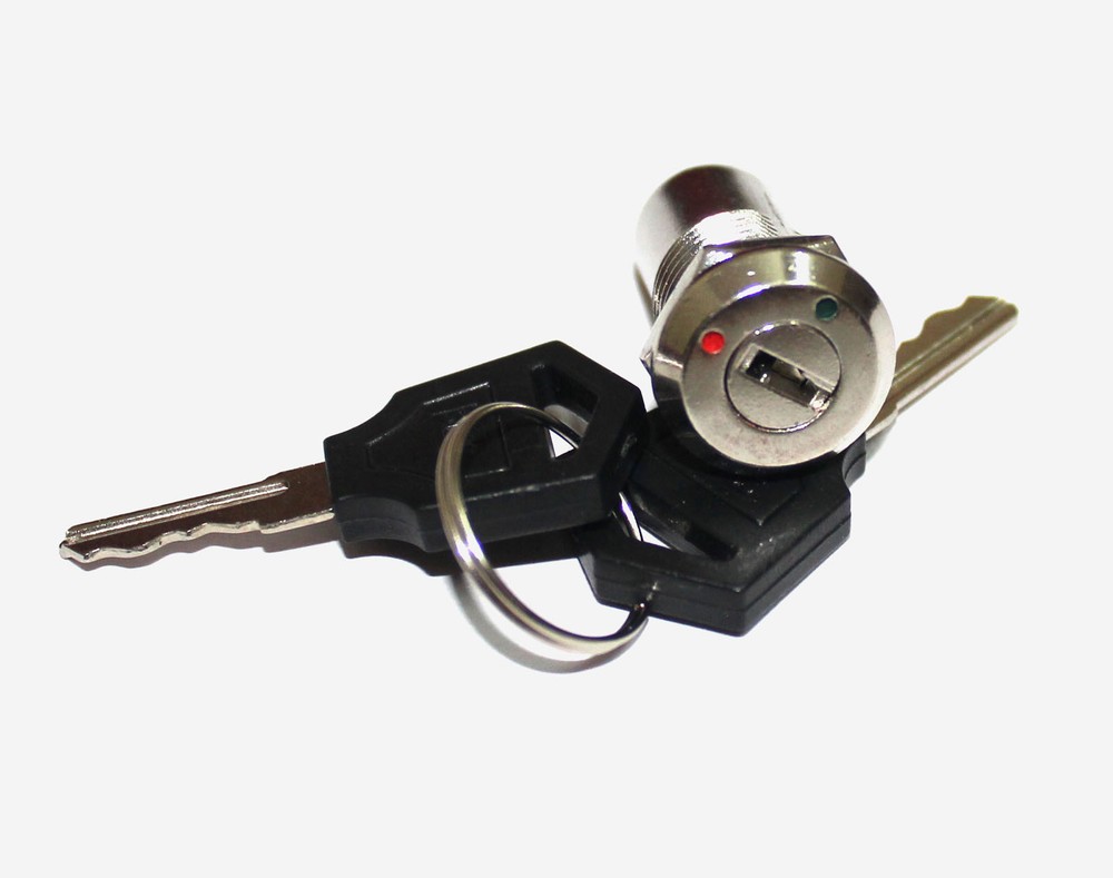 1PCS Key Switch ON /OFF Lock Switch Two Keys Key Set Mini Key Switch Ignition