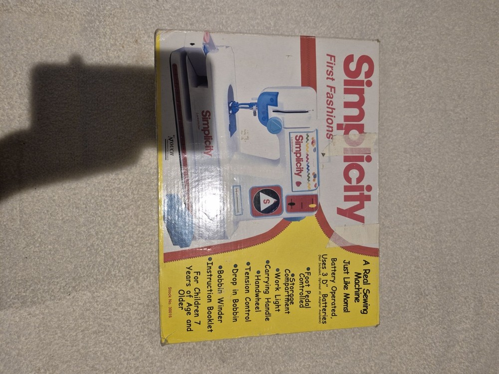 simplicity sewing machine