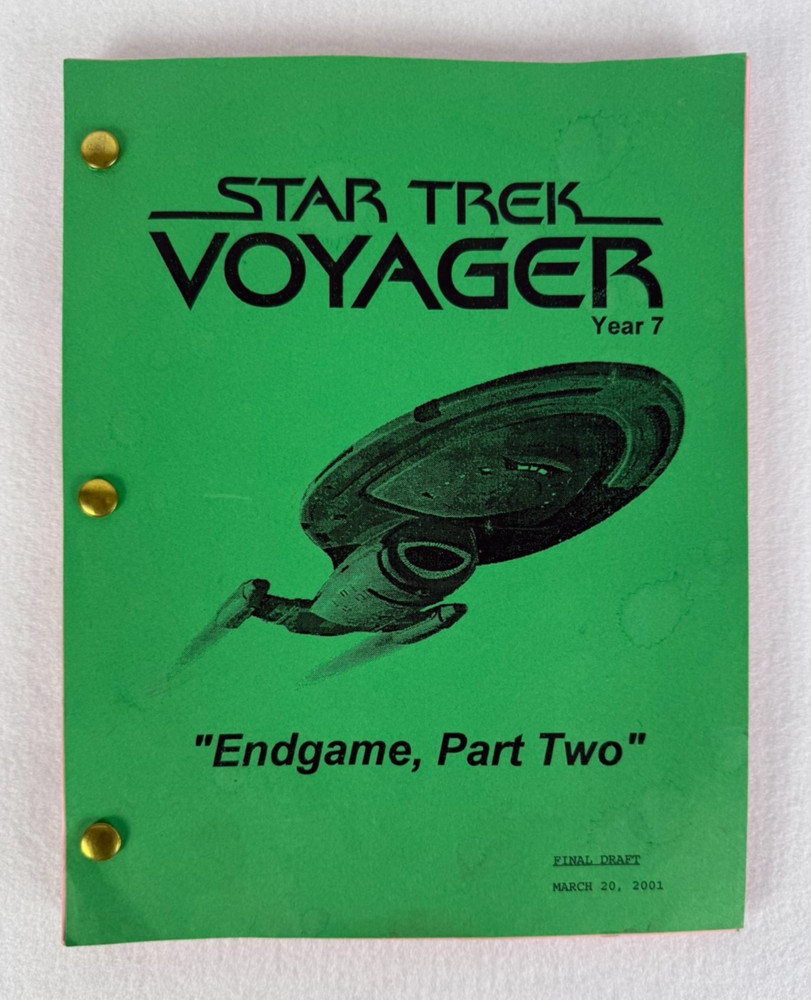 Star Trek Voyager “Endgame, Part Two” Final Draft Studio Script 03/20/2001