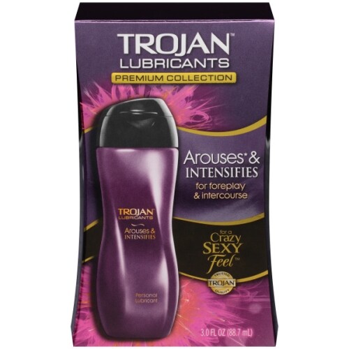 2 Pack Trojan Arouses & Intensifies Lubricant 3 Oz Each