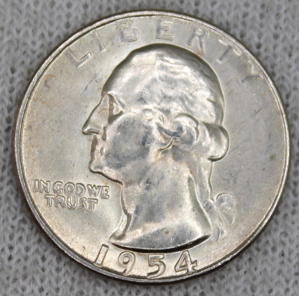 Washington Quarter 1954 S Uncirculated