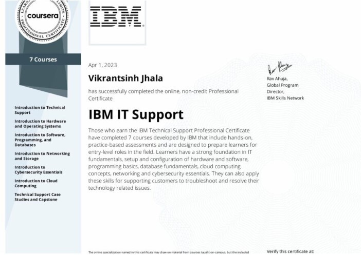 Help IBM IT Support Professional Certificate Coursera