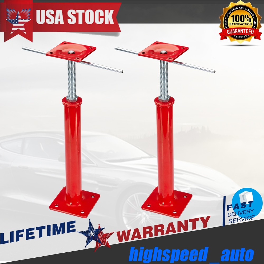 House Jacks for Leveling Crawlspace 16" -21" Adjustable for Cellar Ceiling 2Pack