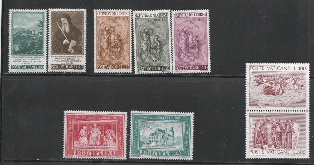 .VATICAN. MNH(4 FULL SETS)