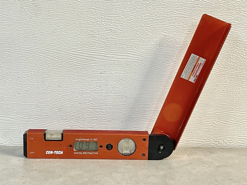 Working and Tested Cen-tech Digital Protractor Digital Angle Finder